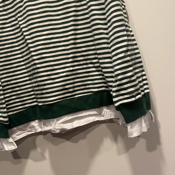 Dark Green Stripped Cali B Sweater - XS - Picture 3 of 4